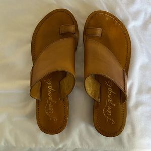 Free people size 36 leather sandals. Never worn!